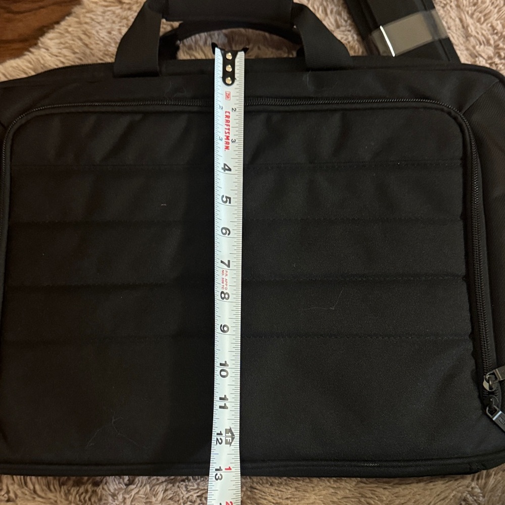 Stylish Black Laptop Bag for Men - Picture 7 of 8